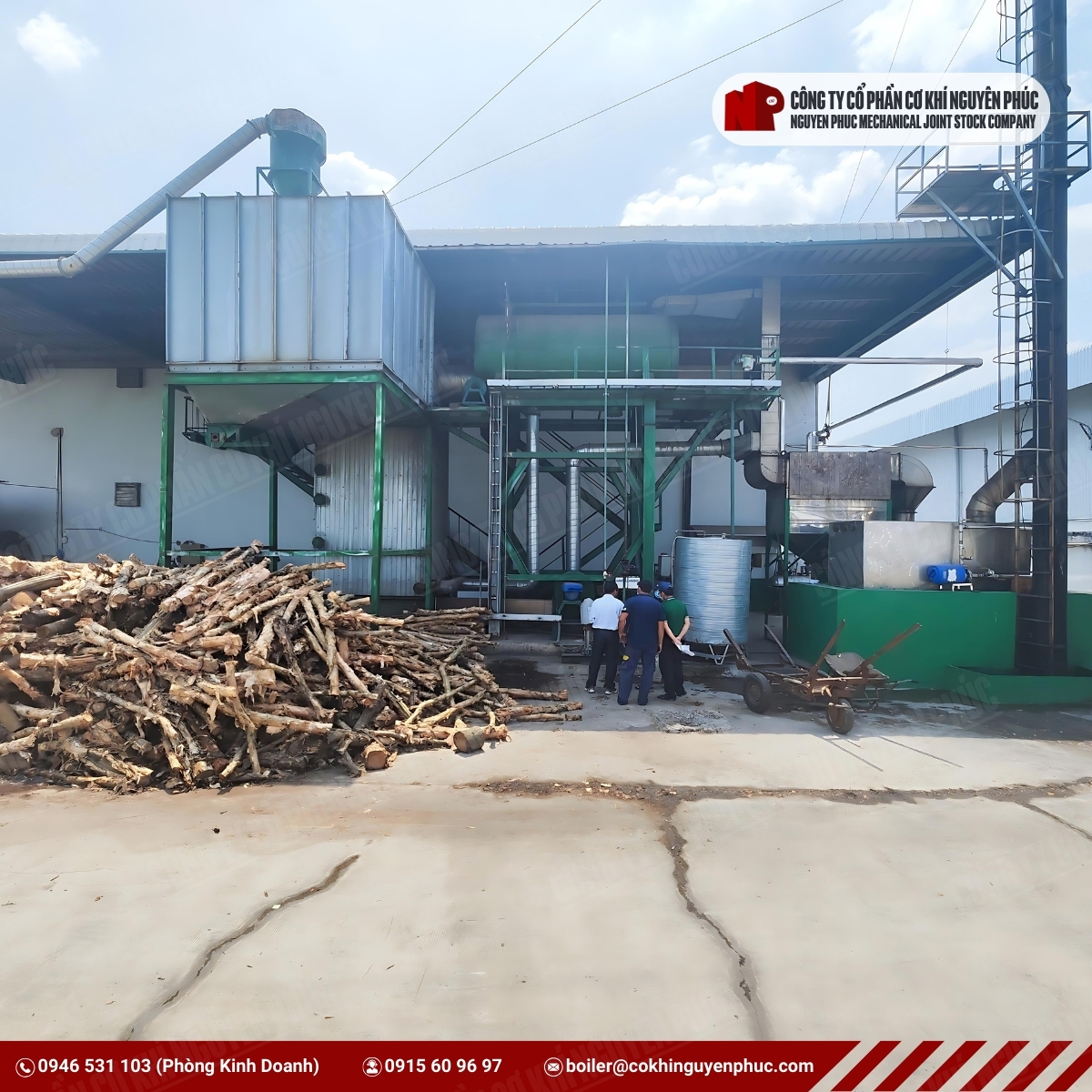 lò hơi ứng dụng cho ngành gỗ ván ép