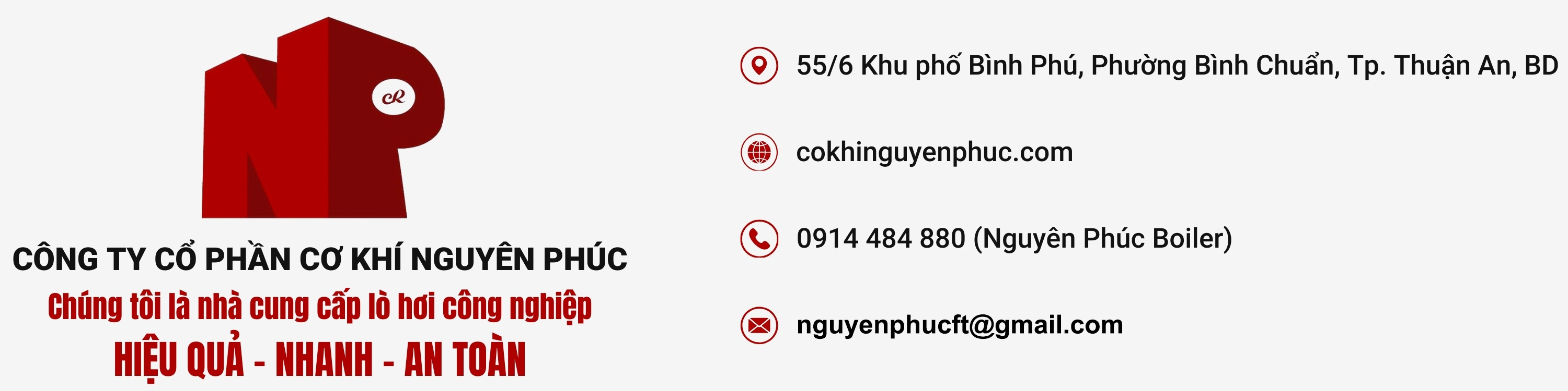 Thông tin liên hệ báo giá lò hơi tầng sôi Nguyên Phúc