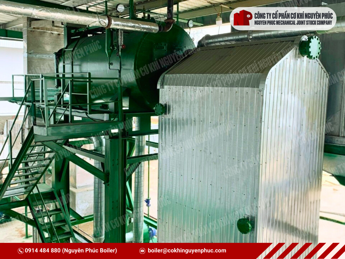 Lò hơi đốt củi 