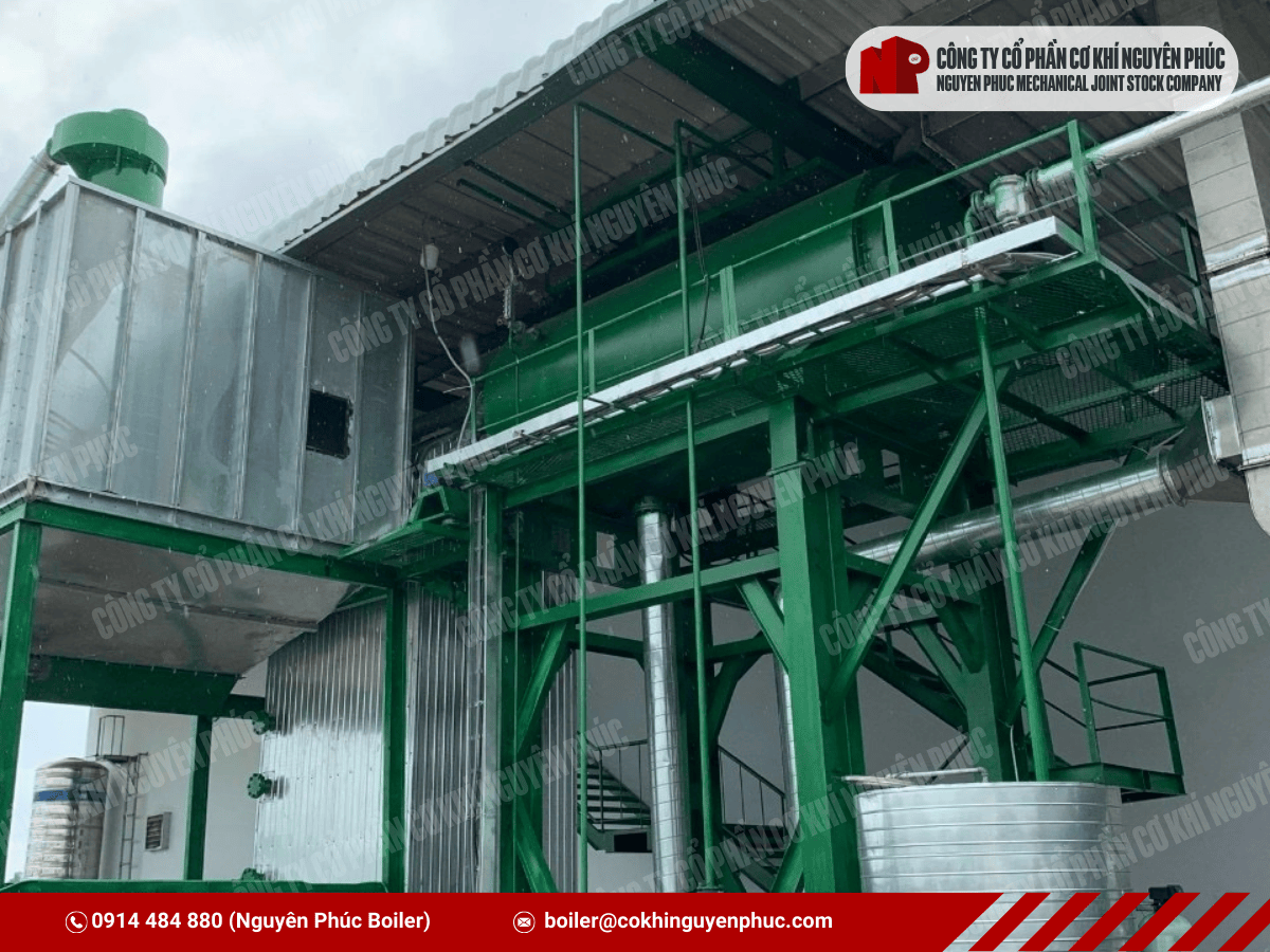 cấu tạo lò hơi đốt củi 