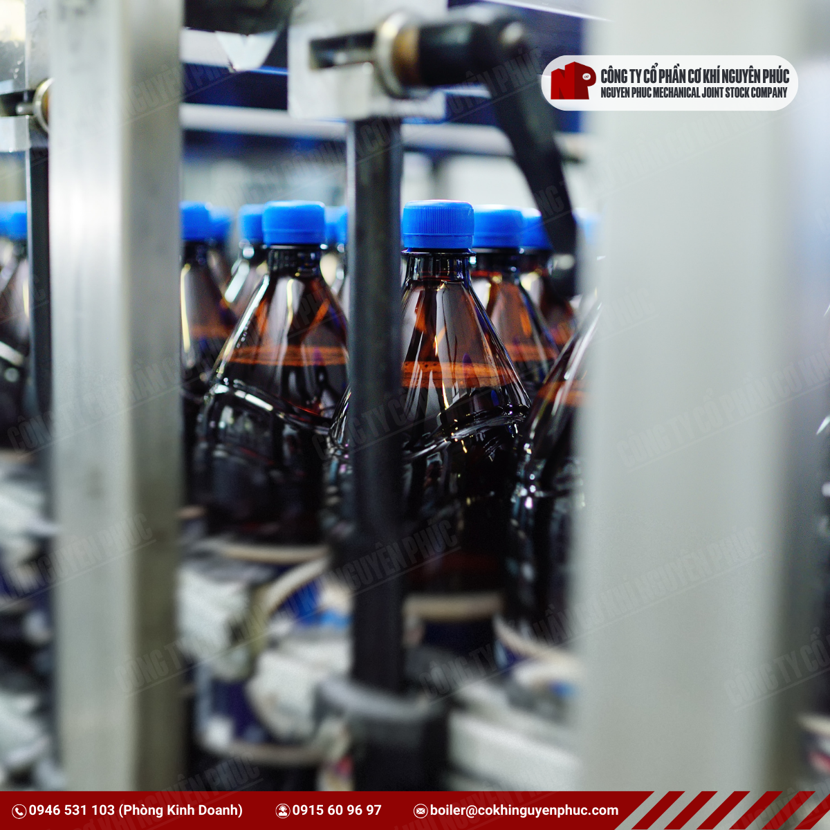 ứng dụng lò hơi trong ngành nước giải khát